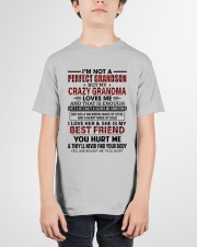 SHE IS MY BEST FRIEND - AMAZING GIFT FOR GRANDSON Youth T-Shirt garment-youth-tshirt-front-01