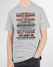 SHE IS MY BEST FRIEND - AMAZING GIFT FOR GRANDSON Youth T-Shirt garment-youth-tshirt-front-lifestyle-01