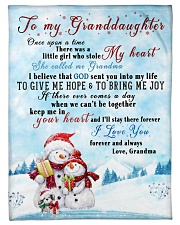 I'LL STAY THERE FOREVER - GIFT FOR GRANDDAUGHTER Small Fleece Blanket - 30" x 40" front