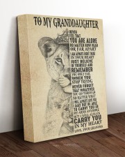 CARRY YOU IN MY HEART - GRANDMA TO GRANDDAUGHTER 11x14 Gallery Wrapped Canvas Prints aos-canvas-pgw-11x14-lifestyle-front-17
