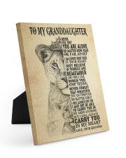 CARRY YOU IN MY HEART - GRANDMA TO GRANDDAUGHTER Easel-Back Gallery Wrapped Canvas tile