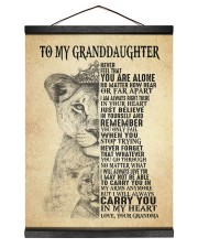 CARRY YOU IN MY HEART - GRANDMA TO GRANDDAUGHTER Hanging Canvas tile