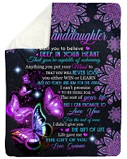 BELIEVE IN YOUR HEART - GIFT FOR GRANDDAUGHTER Sherpa Fleece Blanket tile