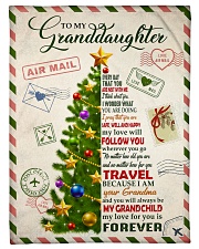 MY LOVE FOR YOU - CHRISTMAS GIFT FOR GRANDDAUGHTER Small Fleece Blanket - 30" x 40" front
