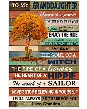 BELIEVING IN YOURSELF -BEST GIFT FOR GRANDDAUGHTER 11x17 Poster front
