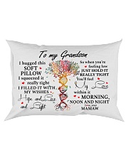 HOPE AND LOVE - AMAZING GIFT FOR GRANDSON Rectangular Pillowcase front
