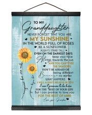 YOU ARE MY SUNSHINE - BEST GIFT FOR GRANDDAUGHTER 12x16 Black Hanging Canvas thumbnail