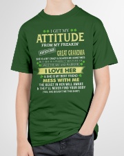 I Get My Attitude From My Freakin' Awesome Great Grandma - Best Gift For Grandson Youth T-Shirt garment-youth-tshirt-front-lifestyle-01