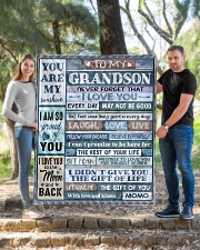BELIEVE IN YOURSELF - AMAZING GIFT FOR GRANDSON Quilt 50"x60" - Throw aos-quilt-50x60-lifestyle-front-04