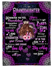 BIG HUG - TO GRANDDAUGHTER FROM MEME Small Fleece Blanket - 30" x 40" front