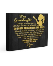 I LOVE YOU - GREAT GIFT FOR GRANDDAUGHTER 14x11 Gallery Wrapped Canvas Prints front