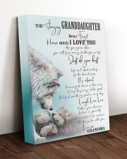 JUST DO YOUR BEST - BEST GIFT FOR GRANDDAUGHTER 11x14 Gallery Wrapped Canvas Prints aos-canvas-pgw-11x14-lifestyle-front-17