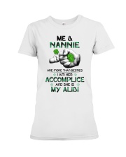 She Is My Alibi - Amazing Gift For Granddaughter Premium Fit Ladies Tee tile