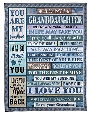 I LOVE YOU - AMAZING GIFT FOR GRANDDAUGHTER Fleece Blanket tile