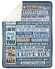 I LOVE YOU - AMAZING GIFT FOR GRANDDAUGHTER Sherpa Fleece Blanket tile