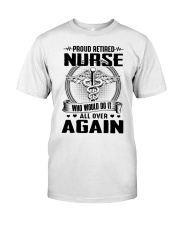 PROUD RETIRED NURSE - PERFECT GIFT FOR GRANDMA Premium Fit Mens Tee tile