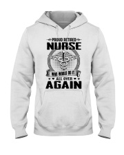 PROUD RETIRED NURSE - PERFECT GIFT FOR GRANDMA Hooded Sweatshirt tile