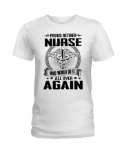 PROUD RETIRED NURSE - PERFECT GIFT FOR GRANDMA Ladies T-Shirt tile