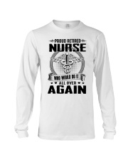 PROUD RETIRED NURSE - PERFECT GIFT FOR GRANDMA Long Sleeve Tee tile