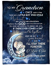 KEEP ME IN YOUR HEART - GRANDMA TO GRANDSON Fleece Blanket tile