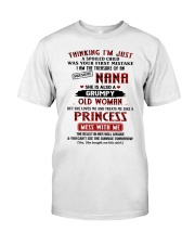 GRUMPY OLD WOMAN - GREAT GIFT FOR GRANDDAUGHTER Premium Fit Mens Tee tile
