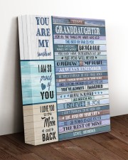 YOU ARE MY SUNSHINE SPECIAL GIFT FOR GRANDDAUGHTER 11x14 Gallery Wrapped Canvas Prints aos-canvas-pgw-11x14-lifestyle-front-17