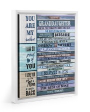 YOU ARE MY SUNSHINE SPECIAL GIFT FOR GRANDDAUGHTER Floating Framed Canvas Prints White tile