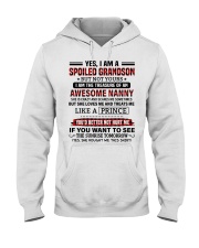 YES I AM A SPOILED GRANDSON Hooded Sweatshirt tile