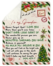 I BELIEVE IN YOU - LOVELY GIFT FOR GRANDSON Sherpa Fleece Blanket tile