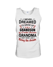 LIVING THE DREAM - LOVELY GIFT FOR GRANDSON Unisex Tank tile