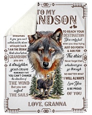 I AM THE STORM - LOVELY GIFT FOR GRANDSON Sherpa Fleece Blanket tile