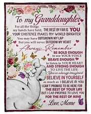 BELIEVE IN YOURSELF - TO GRANDDAUGHTER FROM MEME Small Fleece Blanket - 30" x 40" front