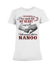 NEVER KNEW HOW MUCH LOVE MY HEART - NANOO Premium Fit Ladies Tee tile