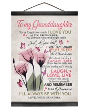 I'LL ALWAYS BE WITH YOU - GIFT FOR GRANDDAUGHTER Hanging Canvas tile