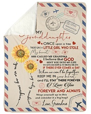 I LOVE YOU - TO GRANDDAUGHTER FROM GRANDMA Sherpa Fleece Blanket tile