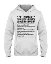 5 THINGS YOU SHOULD KNOW ABOUT MY GRANDMA Hooded Sweatshirt tile