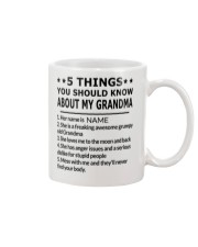 5 THINGS YOU SHOULD KNOW ABOUT MY GRANDMA Mug tile