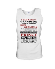 I AM A LUCKY GRANDSON Unisex Tank tile