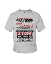 I AM A LUCKY GRANDSON Youth T-Shirt front