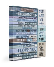 BELIEVE IN YOURSELF - GREAT GIFT FOR GRANDDAUGHTER 11x14 Gallery Wrapped Canvas Prints front