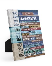 FIND SOMETHING GOOD - GRANNY TO GRANDDAUGHTER Easel-Back Gallery Wrapped Canvas tile