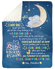 I Will Always Be With You - Best Gift For Granddaughter Sherpa Fleece Blanket tile