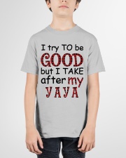 TRY TO BE GOOD - GIFT FOR GRANDKIDS Youth T-Shirt garment-youth-tshirt-front-01