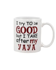 TRY TO BE GOOD - GIFT FOR GRANDKIDS Mug tile