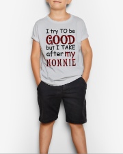 I TRY TO BE GOOD - SPECIAL GIFT FOR GRANDCHILDREN Youth T-Shirt lifestyle-youth-tshirt-front-1