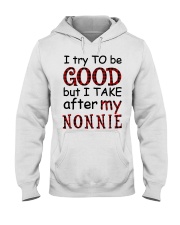 I TRY TO BE GOOD - SPECIAL GIFT FOR GRANDCHILDREN Hooded Sweatshirt tile
