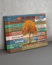 THE GIFT OF LIFE - BEST GIFT FOR GRANDSON 14x11 Gallery Wrapped Canvas Prints aos-canvas-pgw-14x11-lifestyle-front-15
