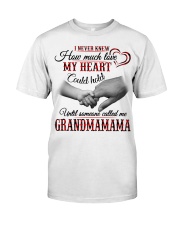 NEVER KNEW HOW MUCH LOVE MY HEART - GRANDMAMAMA Premium Fit Mens Tee tile