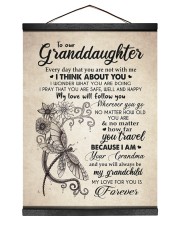 I THINK ABOUT YOU - TO MY GRANDDAUGHTER GIFT Hanging Canvas tile
