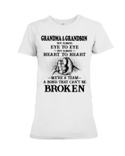Awesome Gift From Grandma To Grandson Premium Fit Ladies Tee tile